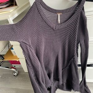 Oversized black free people sweater, vintage